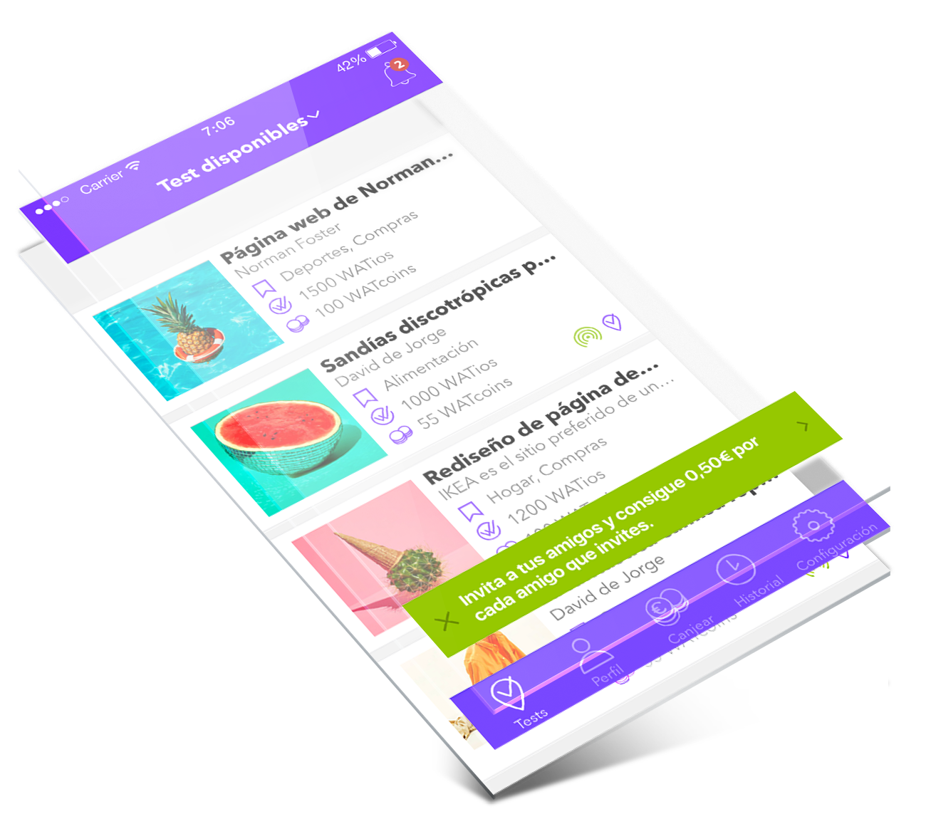 Casos de éxito App We Are Testers Test de Usuarios BV Apps